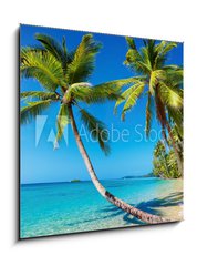 Sklenn obraz 1D - 50 x 50 cm F_F22403975 - Tropical beach, Thailand
