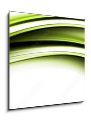 Sklenn obraz 1D - 50 x 50 cm F_F251248336 - Abstract eco wave panorama background design illustration