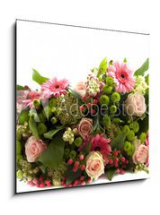 Sklenn obraz 1D - 50 x 50 cm F_F25463415 - Bouquet - Kytice