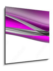 Sklenn obraz 1D - 50 x 50 cm F_F260626950 - Abstract elegant romantic wave panorama background design illustration with space for text