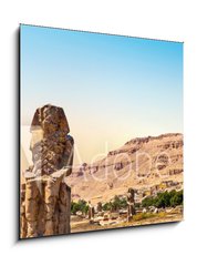 Sklenn obraz 1D - 50 x 50 cm F_F267398714 - The Colossi of Memnon