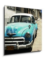 Sklenn obraz 1D - 50 x 50 cm F_F2720394 - havana street - cross process