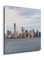 Obraz 1D - 50 x 50 cm F_F298206863 - South Manhattan from a Hudson river ferry