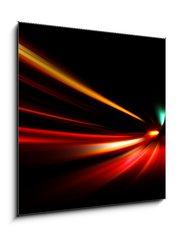 Sklenn obraz 1D - 50 x 50 cm F_F30427372 - abstract speed motion - abstraktn rychlost pohybu