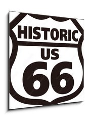 Obraz   Route66 Historic Road , 50 x 50 cm