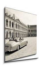 Obraz 1D - 50 x 50 cm F_F31462735 - Collection car for wedding ceremony in Paris
