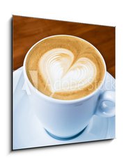 Obraz 1D - 50 x 50 cm F_F32151521 - Latte Art - Herz