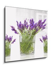 Obraz 1D - 50 x 50 cm F_F32794257 - Vasi di lavanda in casa
