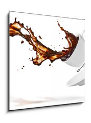 Obraz 1D - 50 x 50 cm F_F33132237 - coffee splash