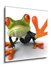 Obraz 1D - 50 x 50 cm F_F33692596 - Business frog