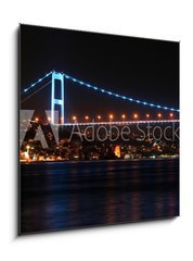 Sklenn obraz 1D - 50 x 50 cm F_F34590756 - Bosphorus Bridge - Bosforsk most