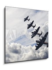 Obraz   World War Two British vintage flight formation, 50 x 50 cm