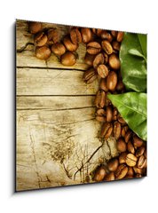 Obraz 1D - 50 x 50 cm F_F35516125 - Coffee backround. With copy-space for text