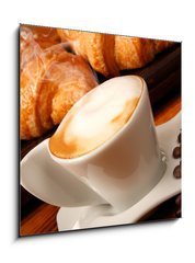 Obraz 1D - 50 x 50 cm F_F36105729 - Cappuccino e brioches