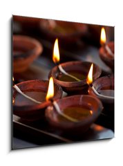 Obraz 1D - 50 x 50 cm F_F36476544 - Candles at Shwedagon Paya Pagoda in Yangon, Myanmar