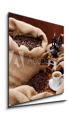 Sklenn obraz 1D - 50 x 50 cm F_F36526227 - Coffee still life