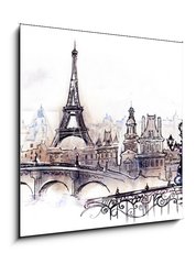 Obraz 1D - 50 x 50 cm F_F37143083 - Paris (series C)