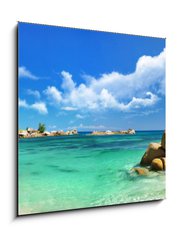 Obraz 1D - 50 x 50 cm F_F37366867 - Seychelles , beach panorama