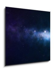 Obraz   blue and purple nebula, 50 x 50 cm