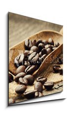 Obraz   Coffee beans in scoop, 50 x 50 cm