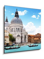 Obraz 1D - 50 x 50 cm F_F43614176 - Grand Canal and Basilica Santa Maria della Salute, Venice, Italy - Grand Canal a bazilika Santa Maria della Salute, Bentky, Itlie