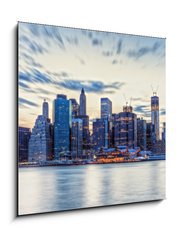 Obraz   Skyline de New York en fin de journe., 50 x 50 cm