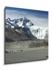 Sklenn obraz 1D - 50 x 50 cm F_F44073092 - Mount Everest- Base Camp I (Tibetian side)