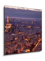 Obraz 1D - 50 x 50 cm F_F45299045 - Night view of Paris.