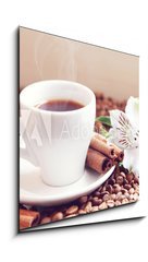 Obraz   black coffee mug, 50 x 50 cm