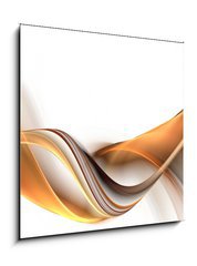 Obraz 1D - 50 x 50 cm F_F46260957 - Elegant gold fractal waves