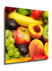 Obraz 1D - 50 x 50 cm F_F46376140 - fruits and vegetables - ovoce a zelenina