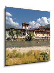 Obraz 1D - 50 x 50 cm F_F46784957 - Punakha Dzong, Bhutan - Punakha Dzong, Bhtn