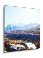 Obraz 1D - 50 x 50 cm F_F47546918 - Landscape, kora around of the mount Kailas