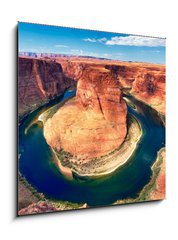 Sklenn obraz 1D - 50 x 50 cm F_F48151929 - panoramic view of Horseshoe Bend