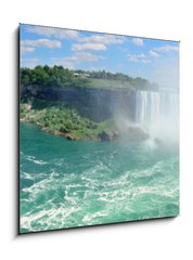 Obraz 1D - 50 x 50 cm F_F49100962 - Niagara Falls aerial view