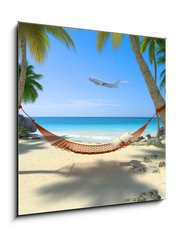 Obraz 1D - 50 x 50 cm F_F49786693 - Tropical destination - Tropická destinace