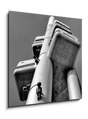 Sklenn obraz 1D - 50 x 50 cm F_F53003710 - TV tower of Prague - Televizn v v Praze
