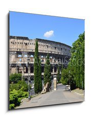 Obraz 1D - 50 x 50 cm F_F53560049 - Parco di Colle Oppio - Via della Domus Aurea
