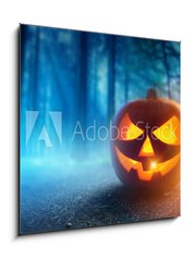 Sklenn obraz 1D - 50 x 50 cm F_F56512071 - Spooky Halloween Night