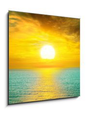 Obraz 1D - 50 x 50 cm F_F58282412 - Beautiful sunset above the sea