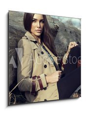 Obraz 1D - 50 x 50 cm F_F58750252 - Fashion woman outdoor