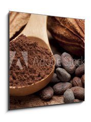 Sklenn obraz 1D - 50 x 50 cm F_F59545361 - cocoa