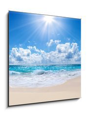 Obraz 1D - 50 x 50 cm F_F59945856 - tropical beach and sea - landscape