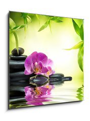 Obraz   alternative massage in bamboo garden on water, 50 x 50 cm