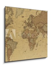 Obraz 1D - 50 x 50 cm F_F60784042 - Ancient world map - Mapa starověkého světa