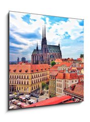 Obraz 1D - 50 x 50 cm F_F62275011 - Brno view  - Brno pohled