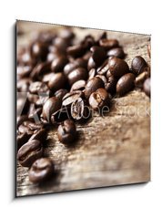 Obraz 1D - 50 x 50 cm F_F62551378 - Coffee on Wood
