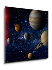 Obraz 1D - 50 x 50 cm F_F62636112 - Solar system - Sluneční Soustava