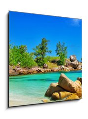 Obraz   luxury tropical holidays  Seychelles islands, 50 x 50 cm