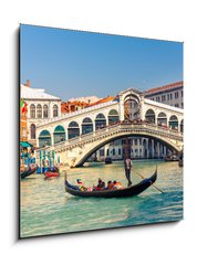 Obraz 1D - 50 x 50 cm F_F63839278 - Rialto Bridge in Venice